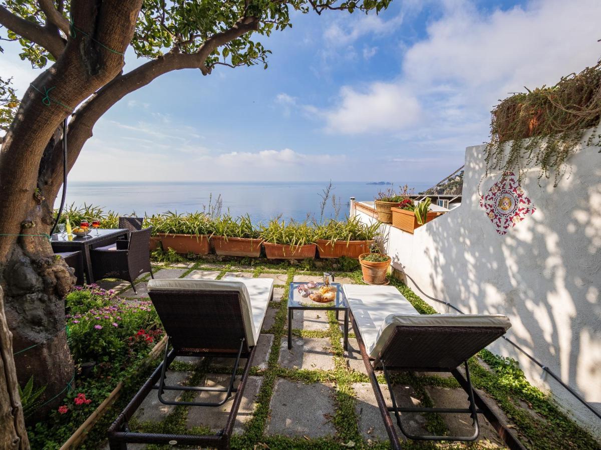 Scorcio D' Oltremare - Sea View Apt In Positano Exterior foto